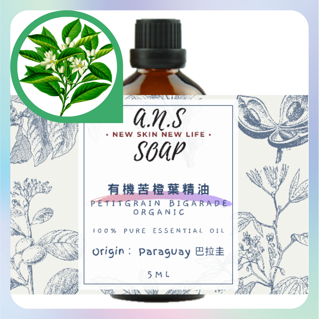 Petitgrain Bigarade Organic Essential Oil 有機苦橙葉精油